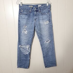 Adriano Goldschmied Jeans The Drew straight Leg Boyfriend Size 25R